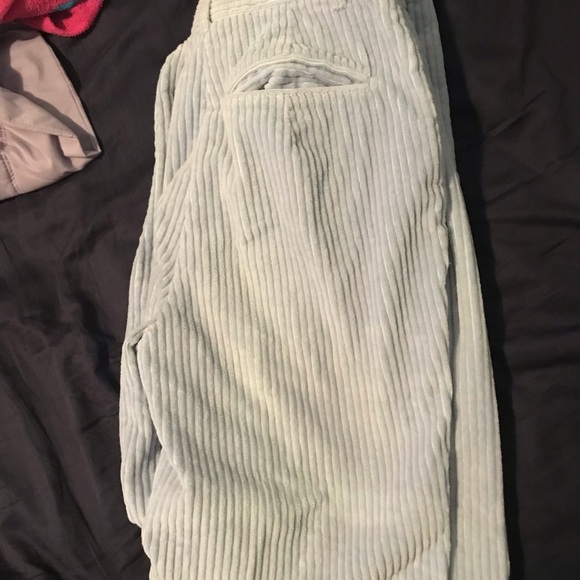 Baby blue Textured pants - Picture 4 of 4